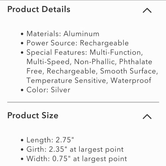 Adam & Eve's Rechargeable Silver Bullet Messager - Picture 6 of 6